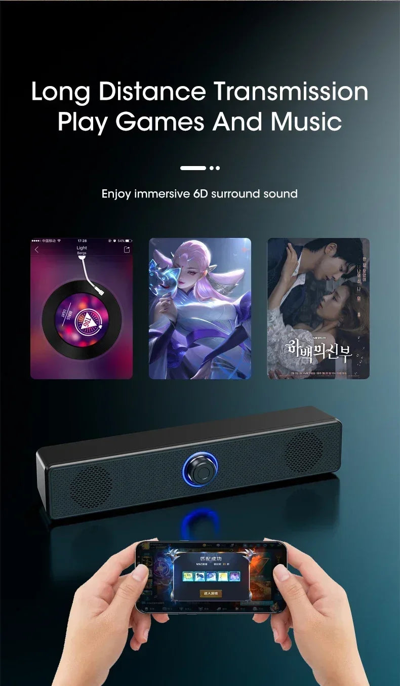 BassEdge Dual Bluetooth Soundbar