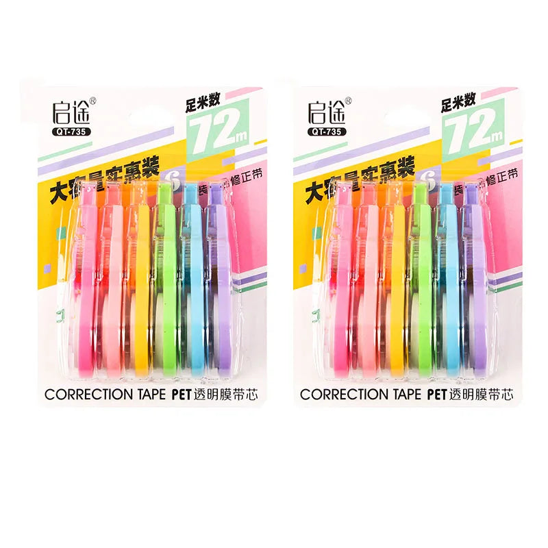 SweetFix Kawaii Correction Tape – 6PCS Cute School Essentials