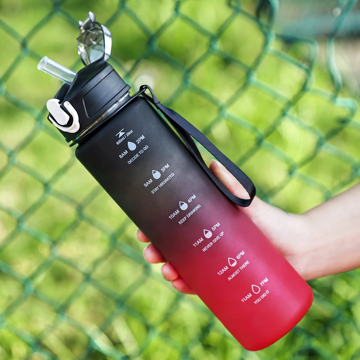 TrailSip 800ml Sports Water Bottle with Straw – Outdoor, Fitness & Cycling