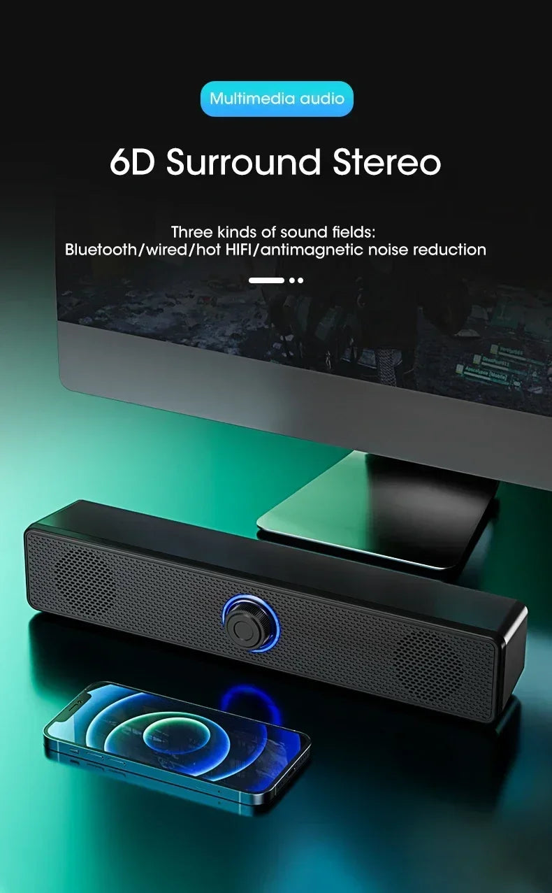 BassEdge Dual Bluetooth Soundbar