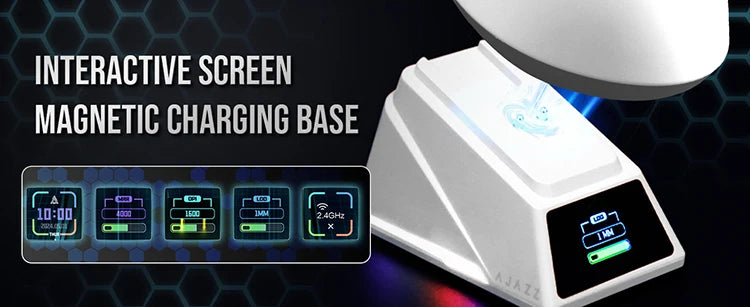 AJAZZ AJ159 APEX Wireless Gaming Mouse – PAW3950, RGB & Magnetic Charging