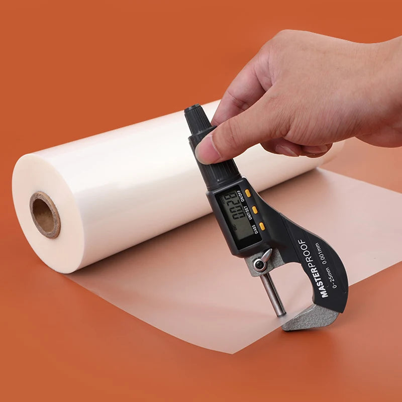 220mm x 100M Satin Matte / Gloss Hot Laminating Film Roll (25–28 Mic) – BOPP Professional Lamination Film, 1” Core for Hot Roll Laminators