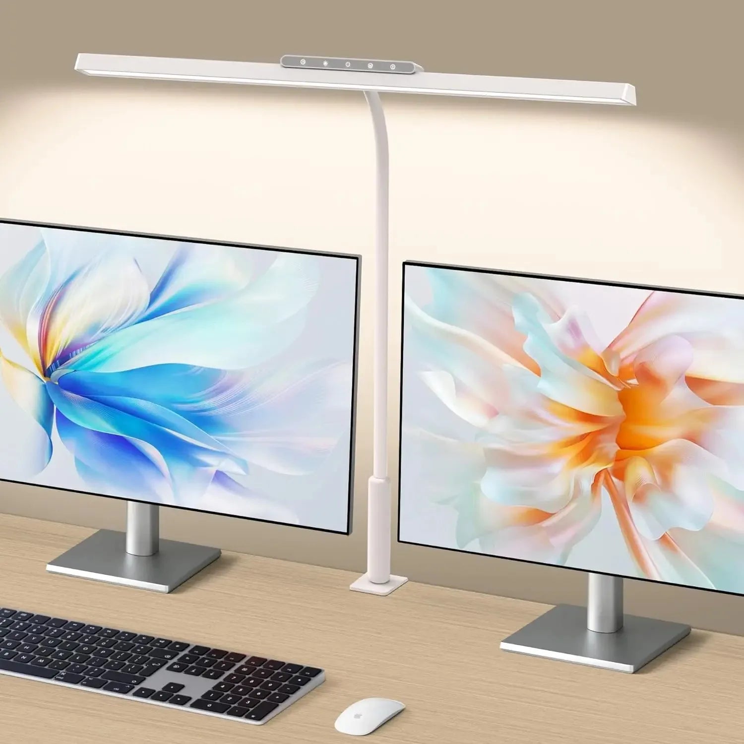 ClampLight Pro LED Desk Lamp – 3-Color Stepless Dimming, Memory Function & Clamp Mount