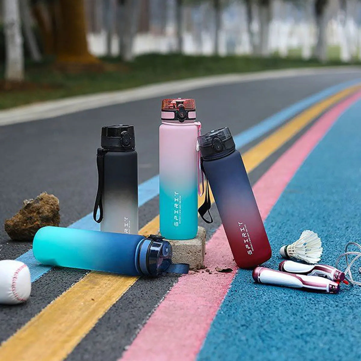 GradientSip Water Bottle – 600ml / 750ml / 1000ml, Outdoor & Gym