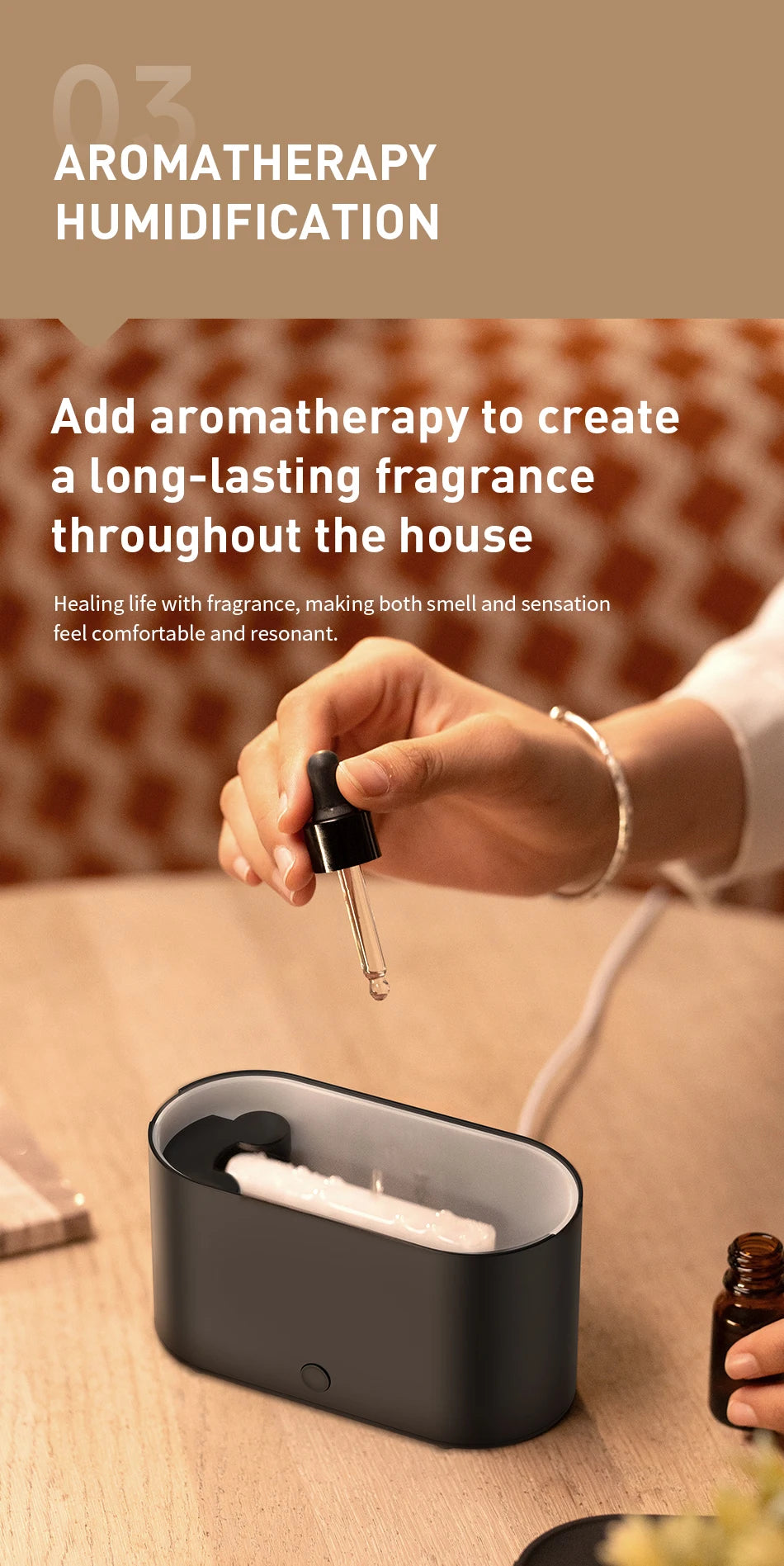 FlameGlow Mini Aroma Diffuser – Colourful Flame Effect Humidifier & Essential Oil Diffuser