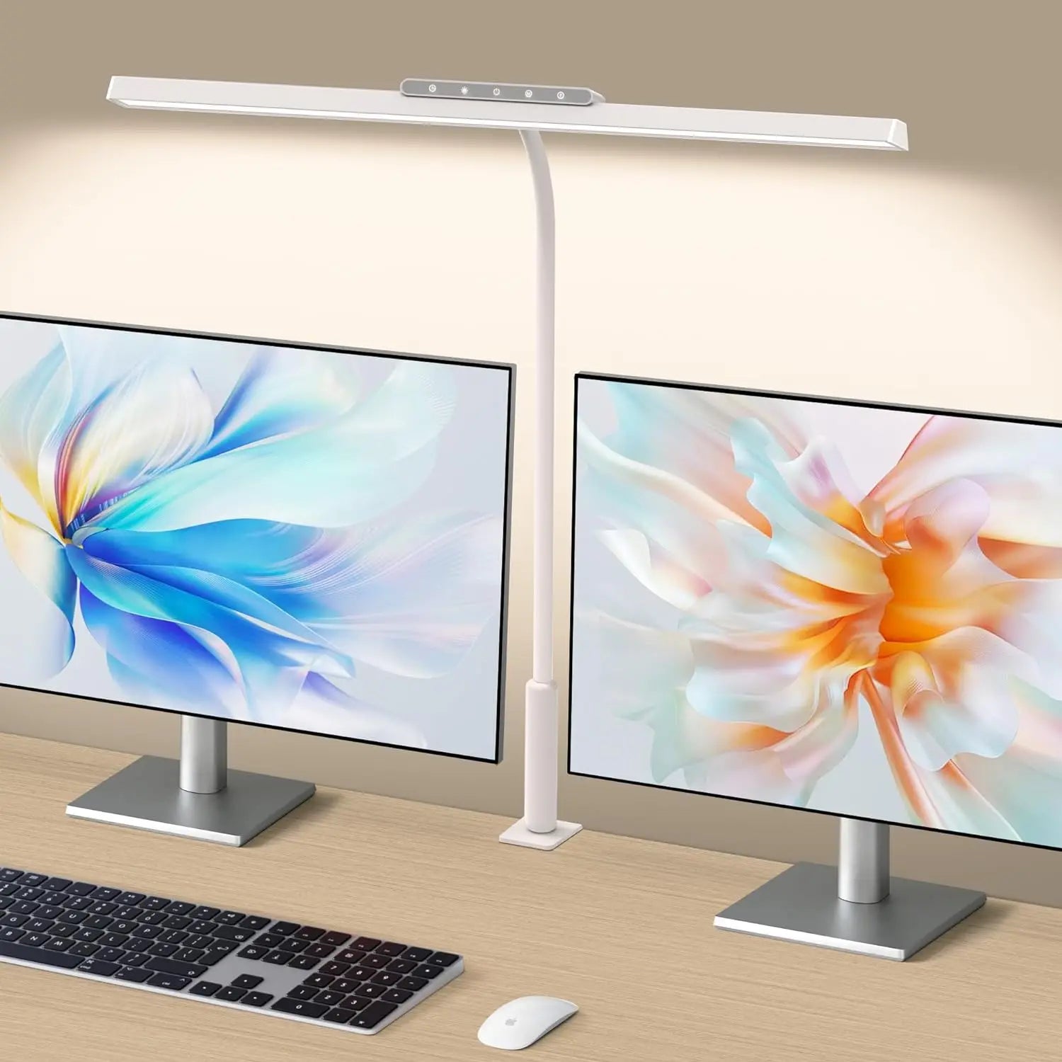 ClampLight Pro LED Desk Lamp – 3-Color Stepless Dimming, Memory Function & Clamp Mount