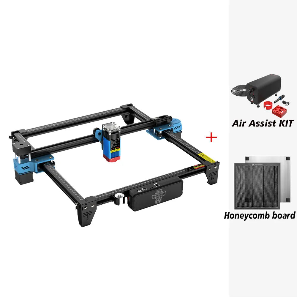 TwoTrees TTS-55 Pro 80W Laser Engraver – WiFi, Offline Control & 445nm Blue Light CNC