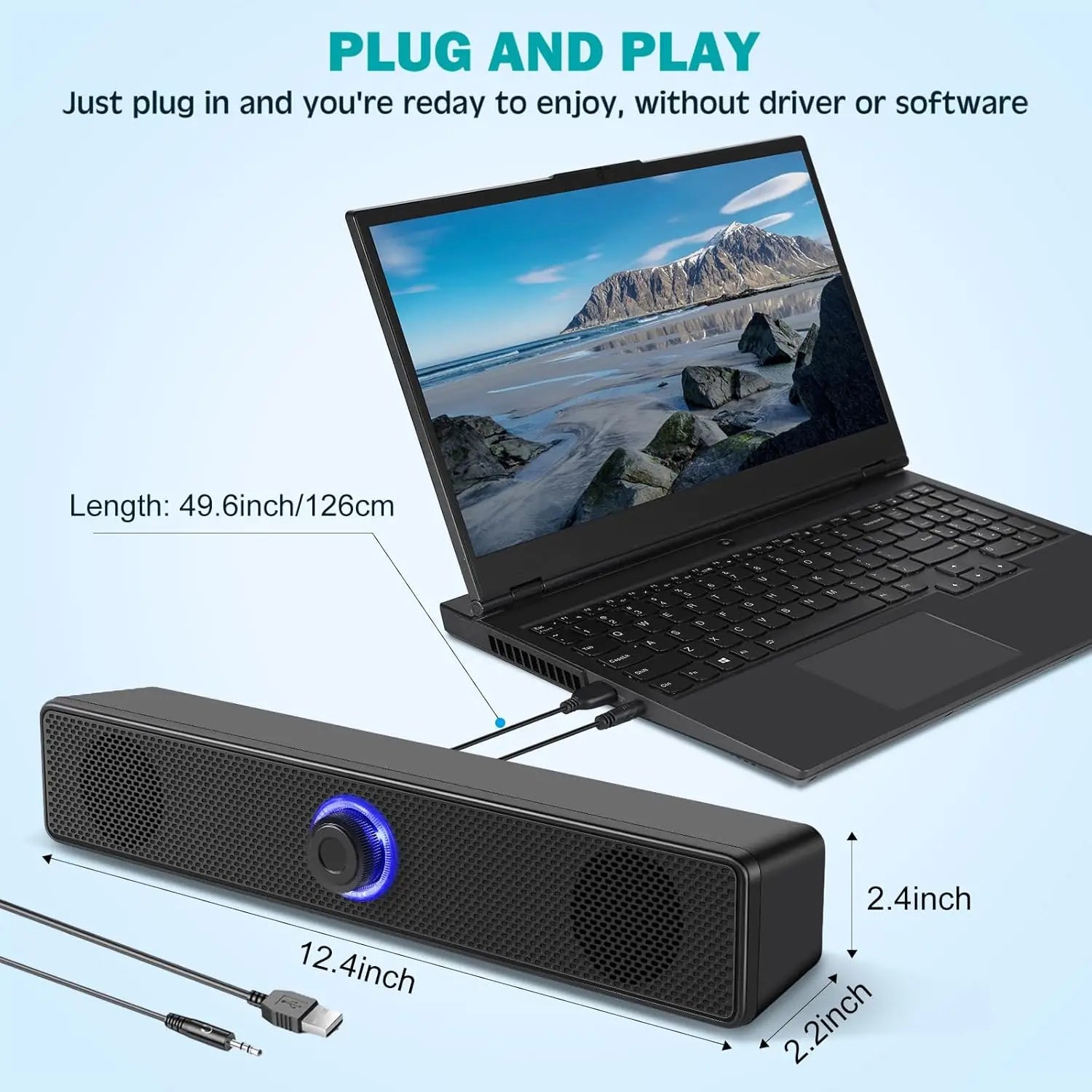 BassEdge Dual Bluetooth Soundbar