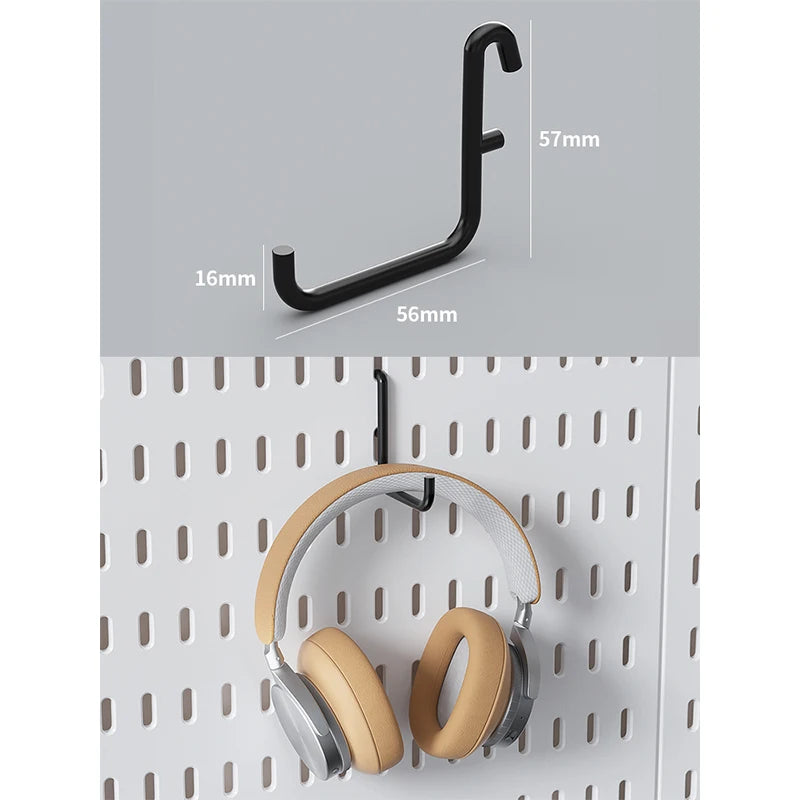 Desktop Standing Pegboard For Home And Office Use. Freely Combinable Accessories For Organizing Stationery.