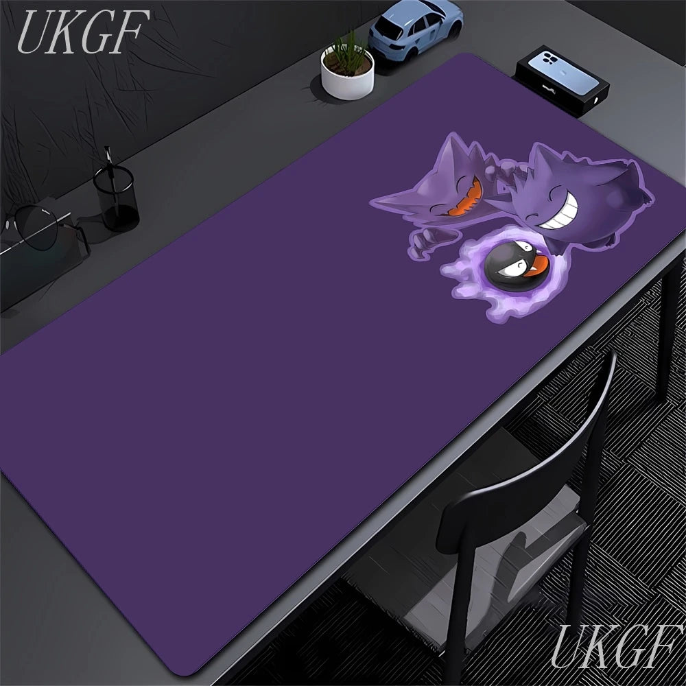 Gengar Anime XL Gaming Desk Mat – Cute Gaming Mouse Pad (XXL Keyboard & Mouse Mat)
