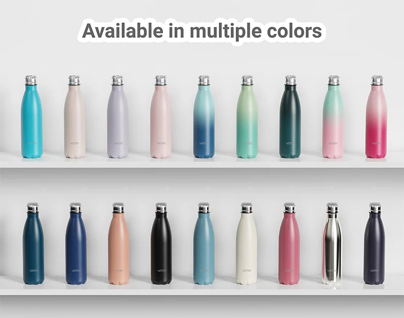 WATERSY 500ml Stainless Steel Vacuum Flask – Insulated Thermos for Coffee & Sport