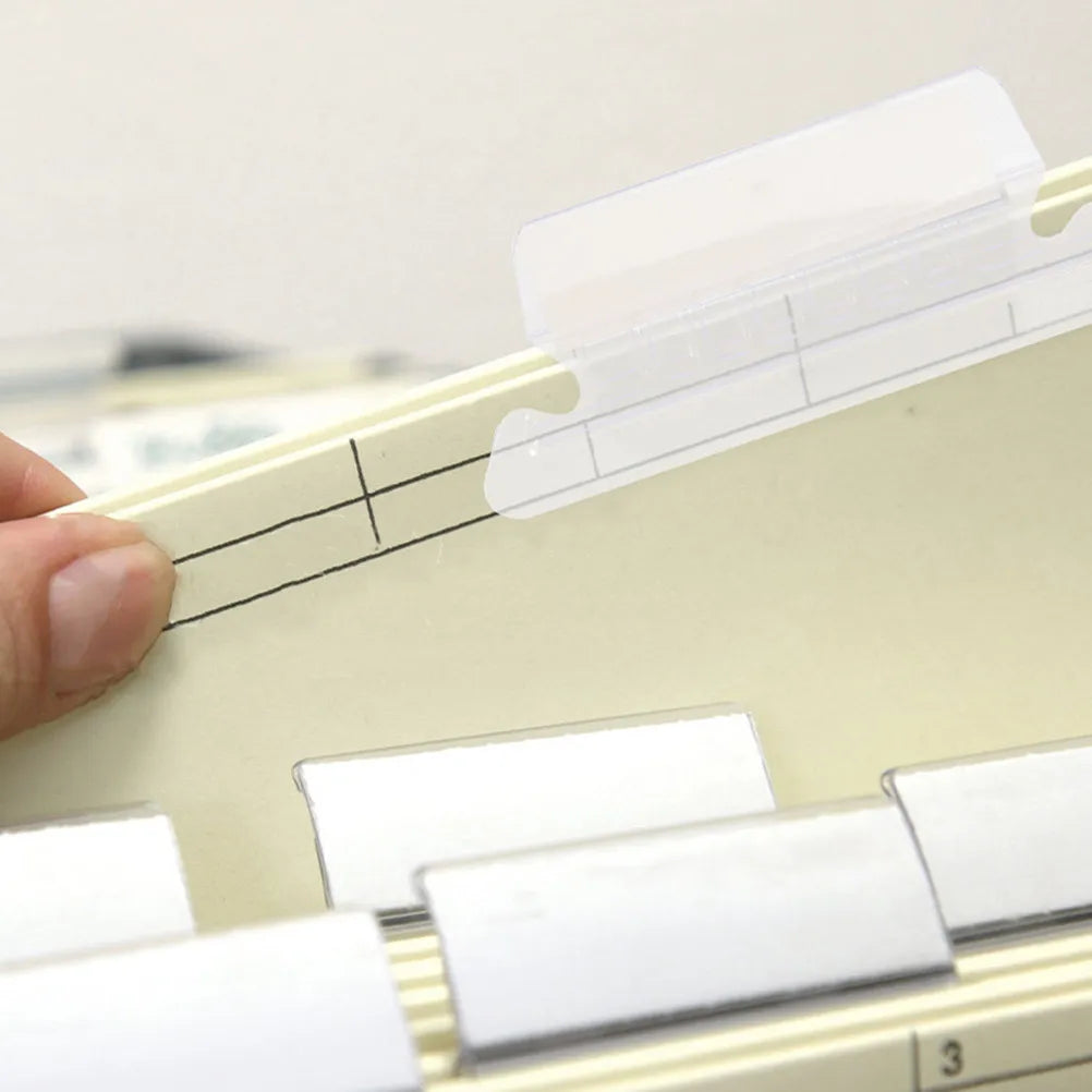 FlexTab Flexible PVC File Folder Tabs with Inserts – Binder Classification Labels