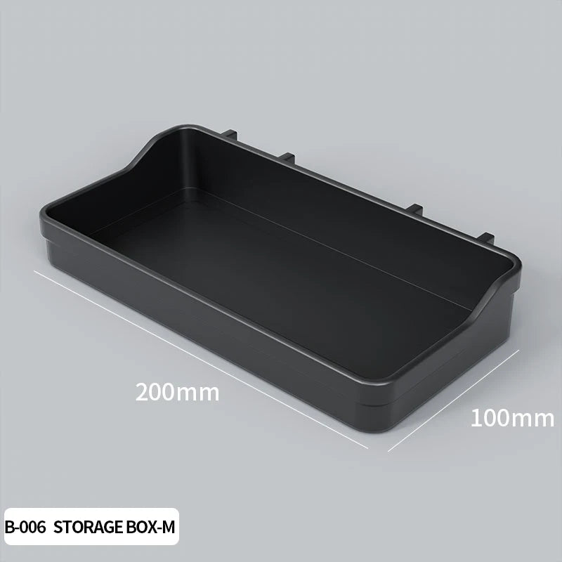 Desktop Standing Pegboard For Home And Office Use. Freely Combinable Accessories For Organizing Stationery.
