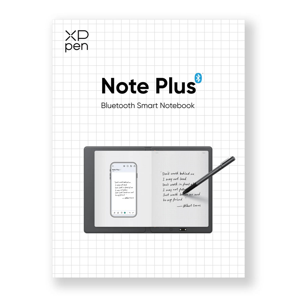 XPPen Note Plus Bluetooth Smart Notebook – A5, Battery-Free Pen, iOS & Android