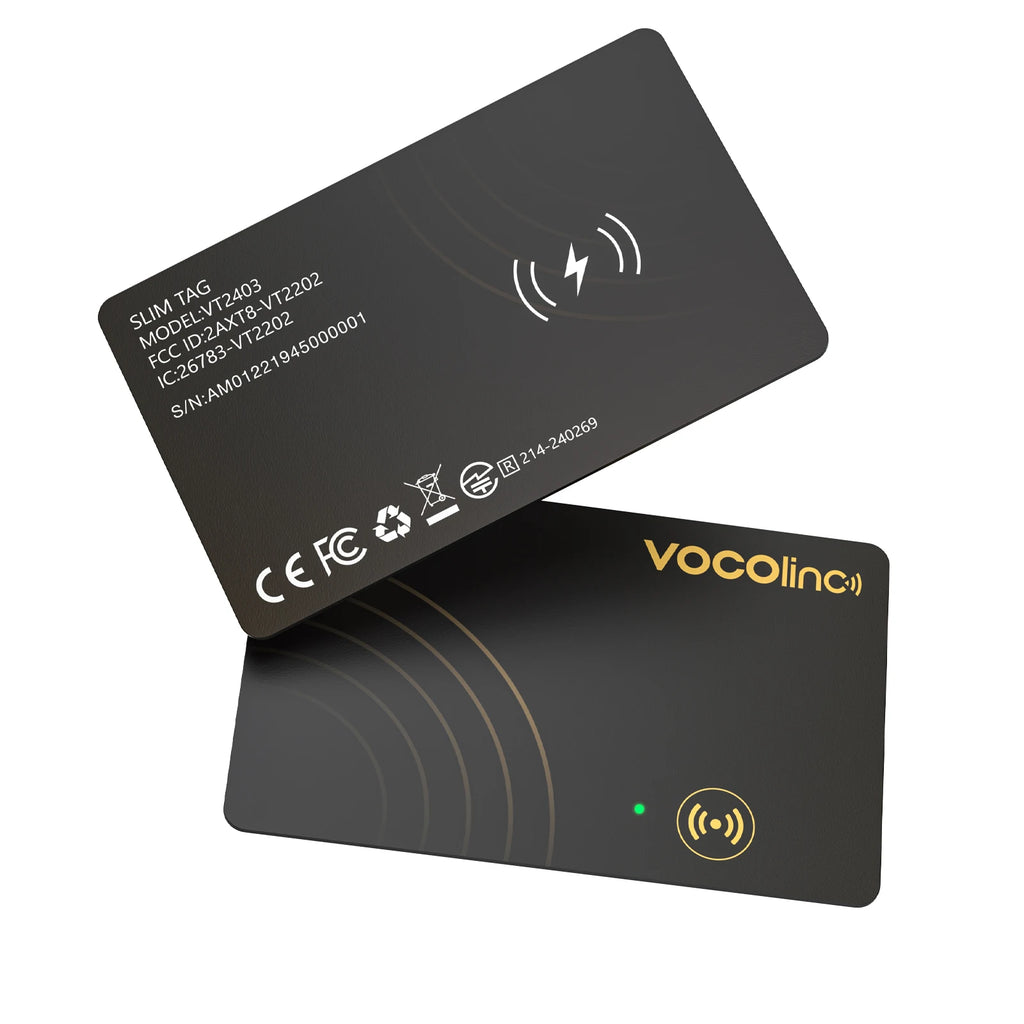 VOCOlinc Bluetooth Tracking Card – Wireless Global Locator for Find My (iOS)