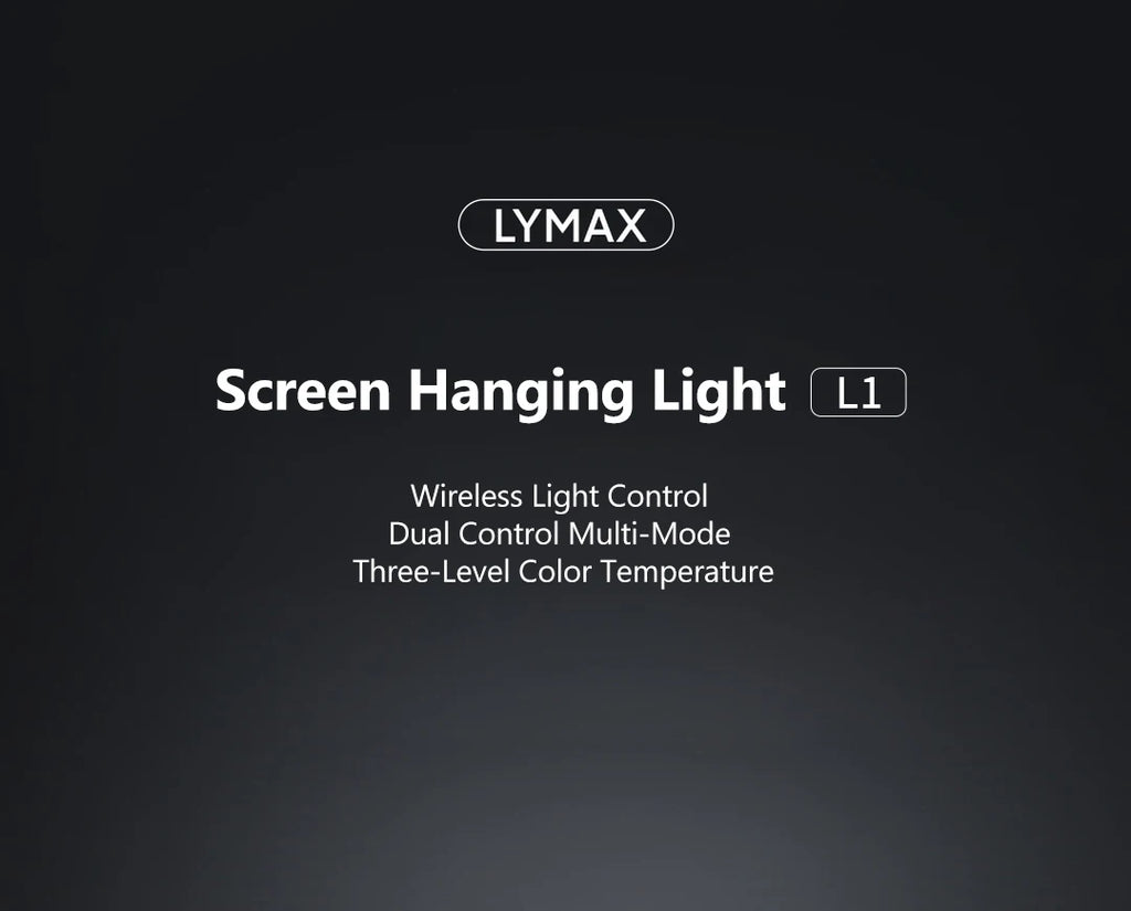 Youpin LYMAX Desk Lamp Screen bar Display Hanging Light Eyes Protection PC Computer Monitor Light Bar Wireless Remote Control