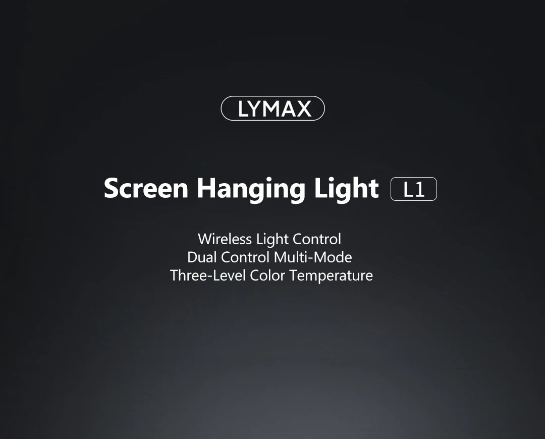 Youpin LYMAX Desk Lamp Screen bar Display Hanging Light Eyes Protection PC Computer Monitor Light Bar Wireless Remote Control