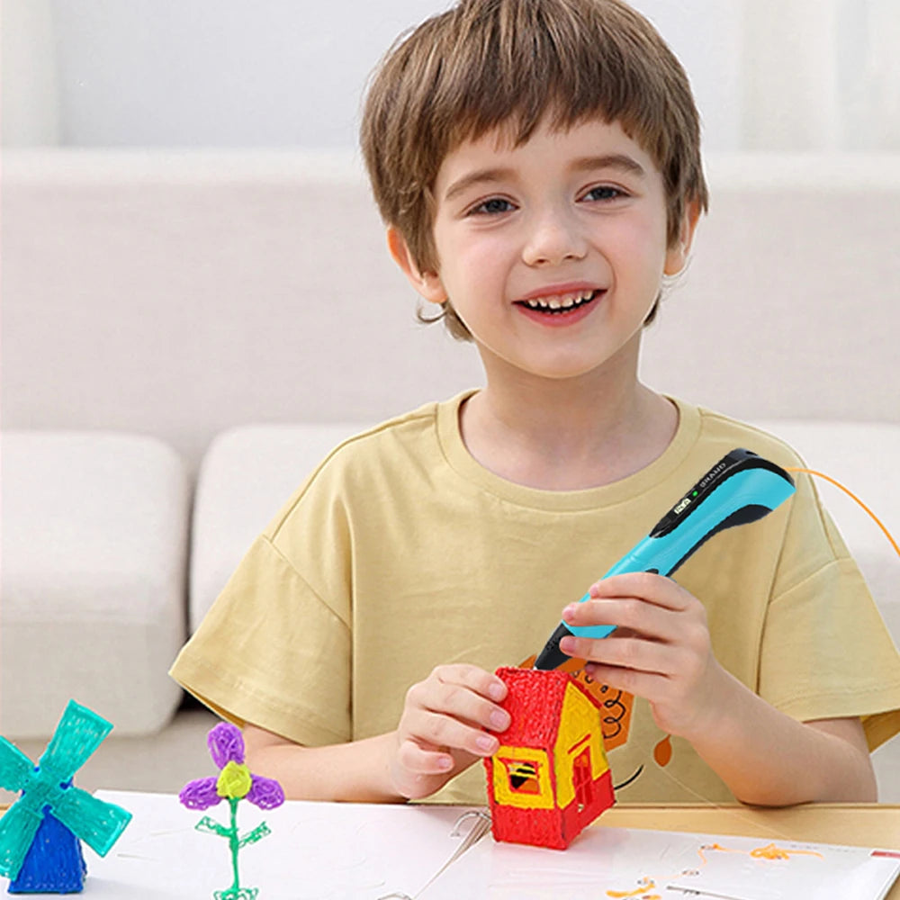 DoodlePen 3D Pen Set – LCD Display, PLA Filament, Kids Birthday & Christmas Gift