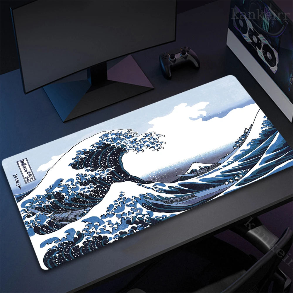 Great Wave XL Gaming Desk Mat – Personalized Art Mouse Pad (XXL HD Mouse Mat)