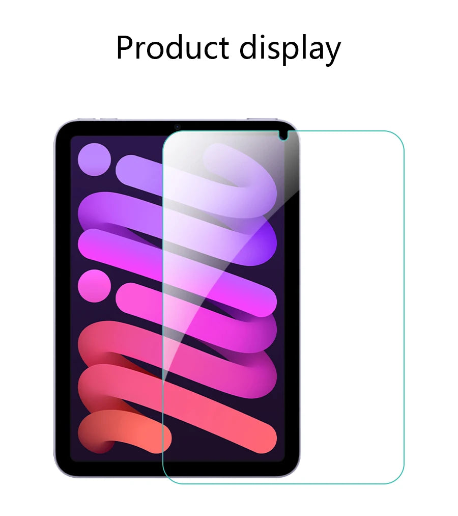 For iPad A16 Pro 13 M5 M4 12.9 10 9 9th 10th Generation Tempered Glass Screen Protector For Ipad Air 11 M2 M3 5 4 Mini 6 7 Film