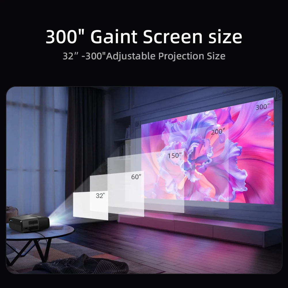 CinemaX A8 Google TV 4K Smart Projector
