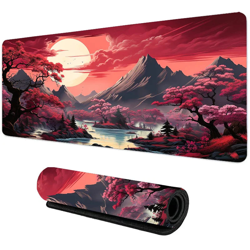 Moonlight Aura XL Desk Mat – Aesthetic Gaming Mouse Pad