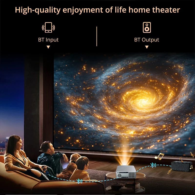 VoxFlix M25 Smart 4K Home Cinema Projector