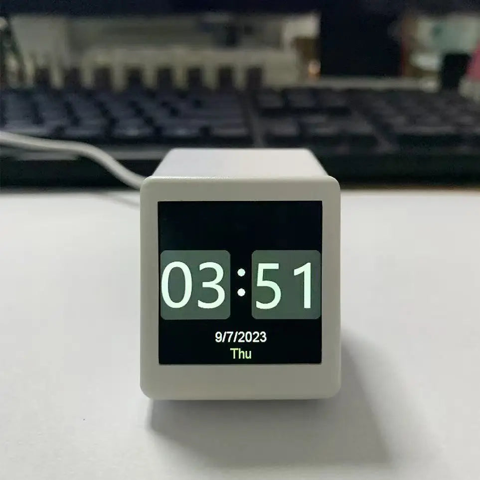 GIFTV Crystal Cube Smart Weather Clock