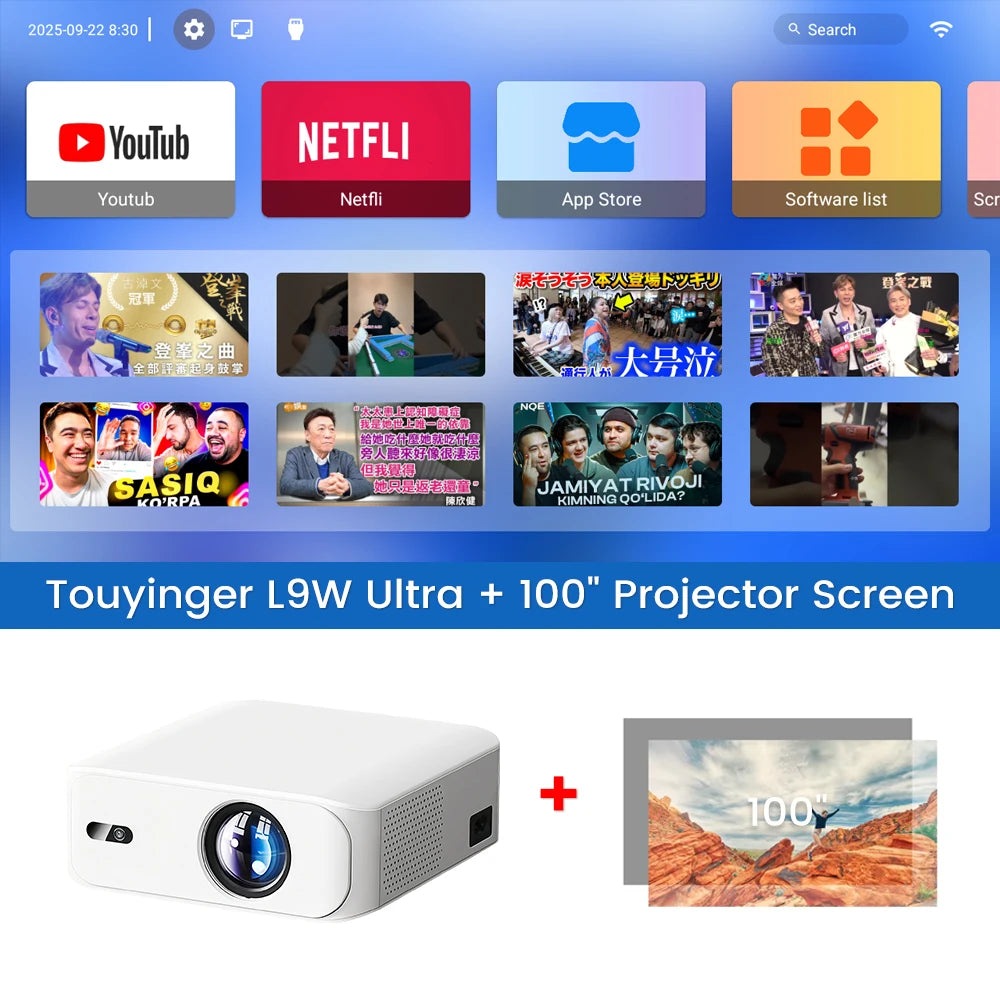 CinemaBeam L9W Ultra 4K Smart Projector