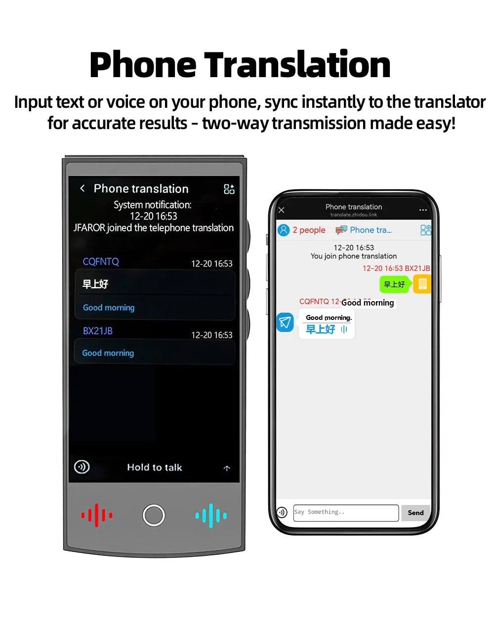 TravelTalk T26 AI Translator – 160 Languages, ChatGPT, Real-Time Business Translation