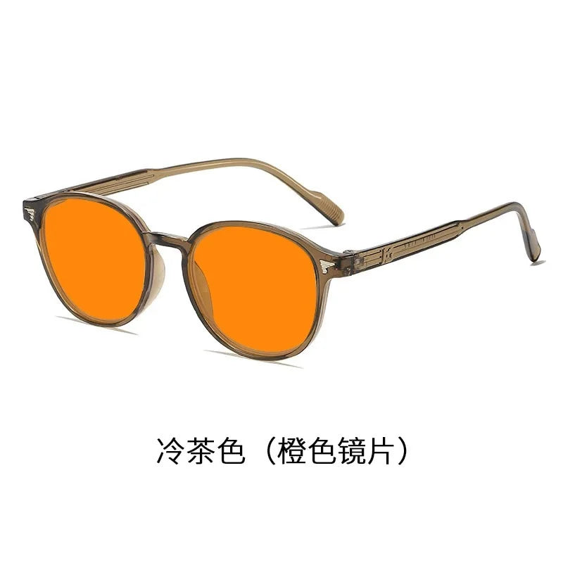 Yellow Blue Light Gaming Glasses – Night Vision Anti-Glare Computer Eyewear for Eye Strain Relief