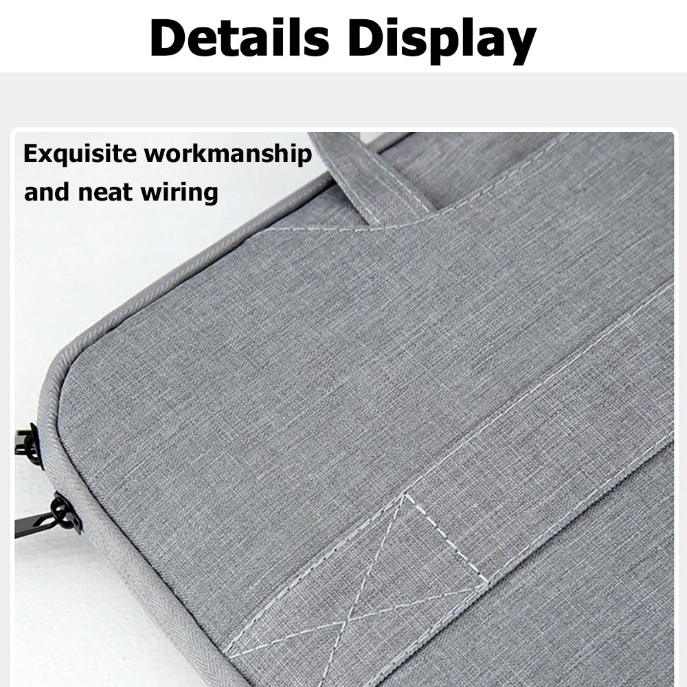 Laptop Bags 13.3 14 15 15.6 inch Cover For MacBook Air Pro Xiaomi Huawei ASUS Notebook Case Men Women Portable Handbag Briefcase