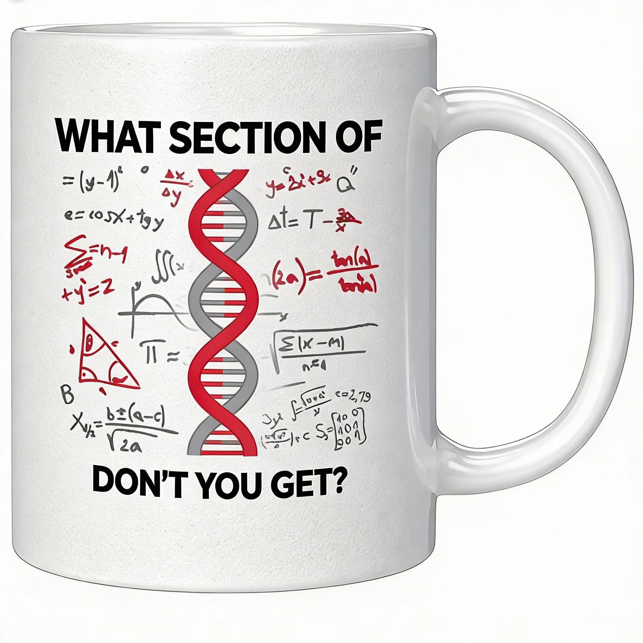 Math Doesn’t Care 😏 | ‘What Part of Math Don’t You Understand?’ Funny Nerd Mug for Students & Teacher