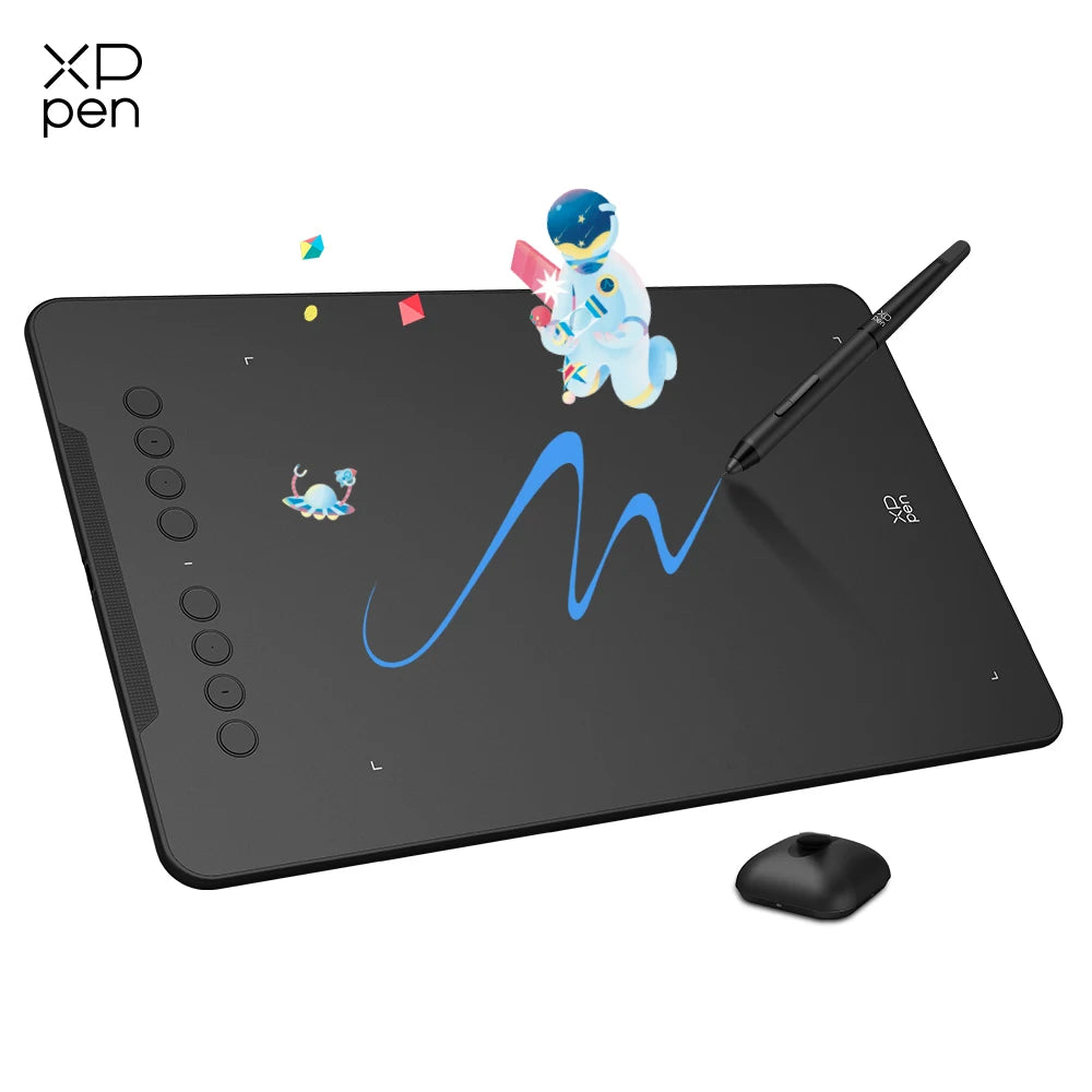 XPPen Deco01 V3 10" Graphics Drawing Tablet – 16384 Pressure Levels