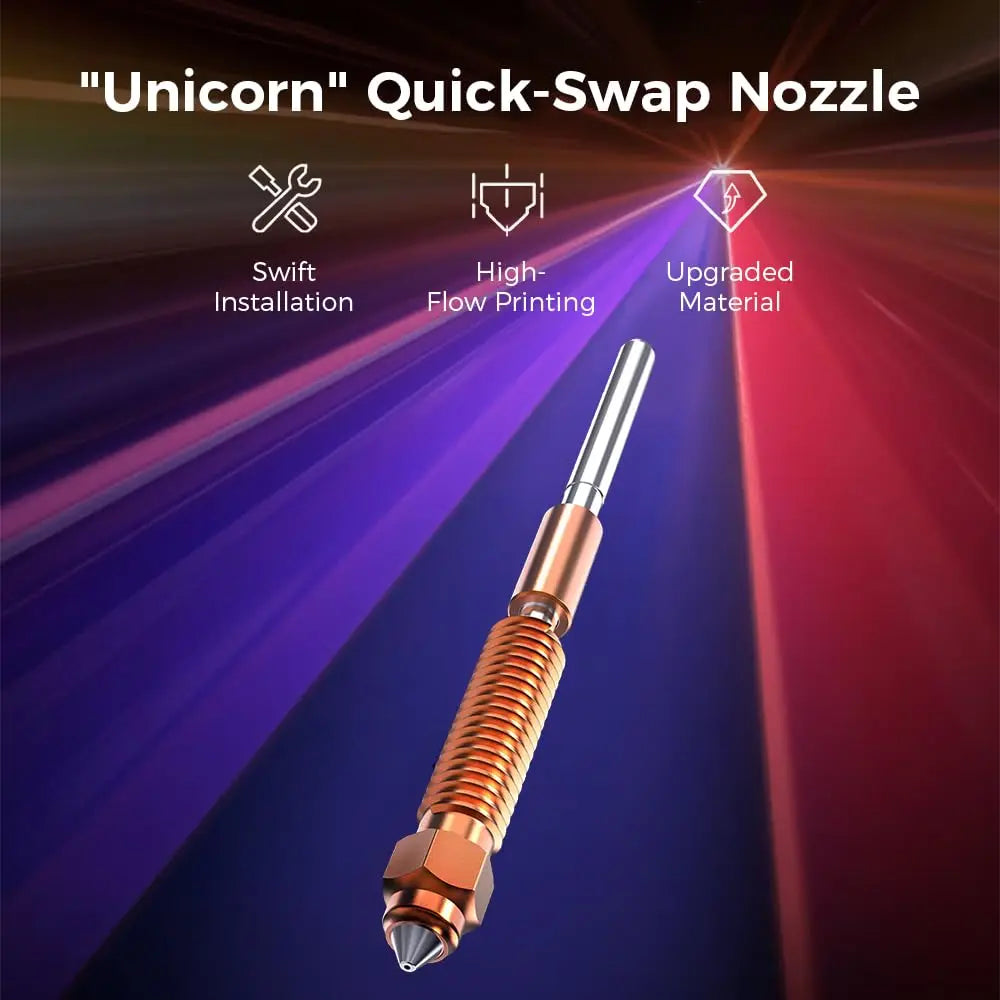Creality K1C Quick-Swap Nozzle Kit – High Flow for K1C, K1 Max, Ender 3 V3