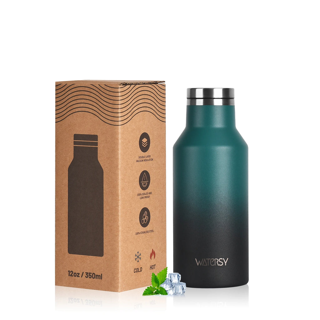 WATERSY Stainless Steel Thermal Cup – 350ml / 500ml, Vacuum Flask for Coffee & Sport