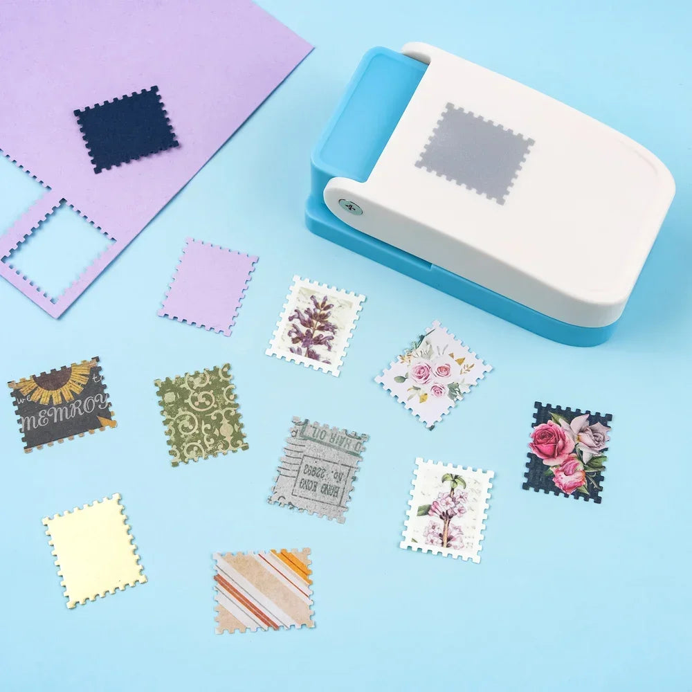 StampPunch Rectangle Postage Stamp Craft Punch – 1x0.8 Inch