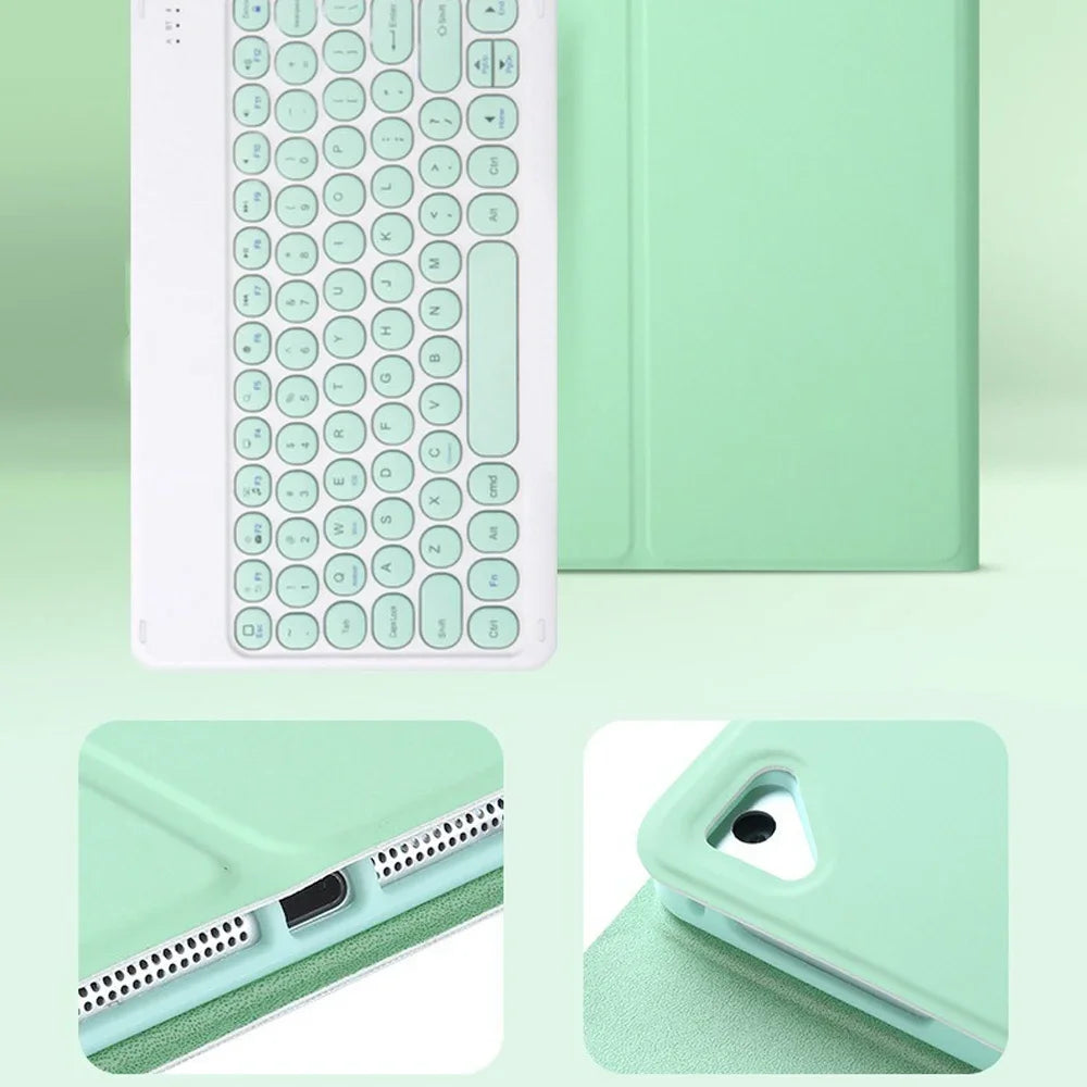 For iPad 11th Case Generation 11 Inch A16 2025, Bluetooth keyboard Covers For Apple iPad 11th Case 2025 Funda
