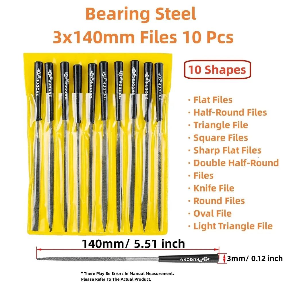 3D Model Grinding & Deburring Tool Kit – Engraving Knife, File, Scraper & Cutter