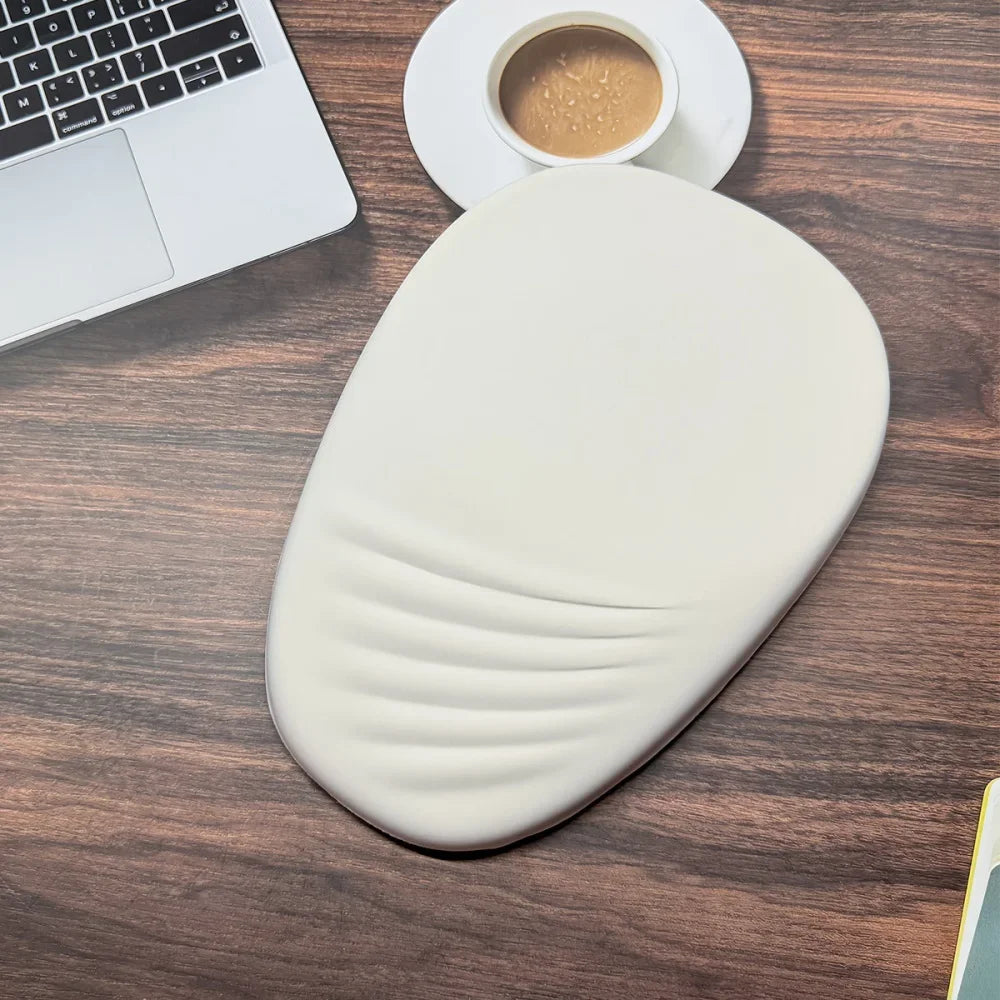 Ergonomic Wrist Rest Mouse Pad Comfortable Wrist Support Non Slip High Elastic Memory Cotton Mousepad For PC Laptop Computer