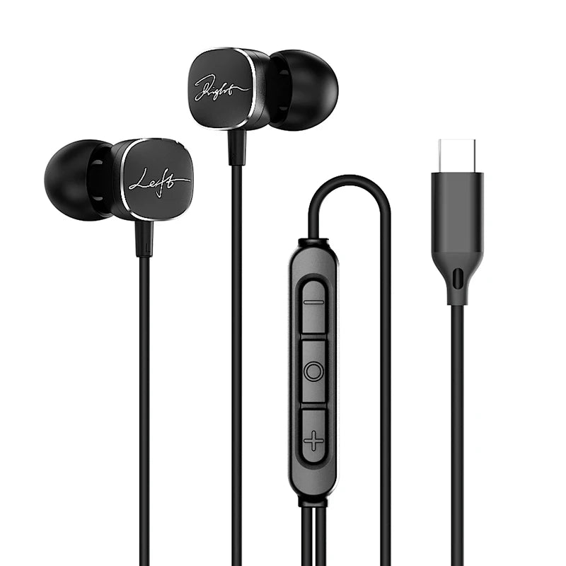 DolbyWire USB-C Wired Headphones – Dolby Sound & Mic for Samsung & iPhone