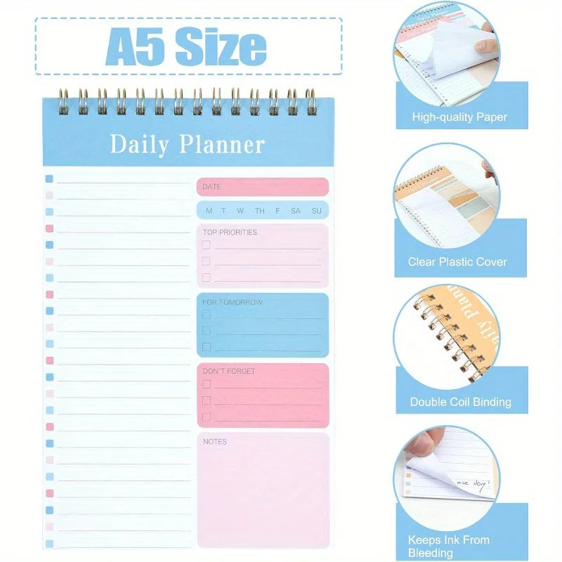 DailyDo To-Do List Notepad – 30 Laminated Sheets
