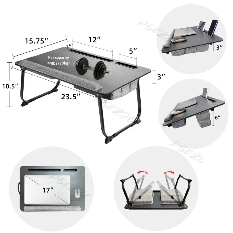 Multifunctional Lap Table Bed Small Table Foldable Table Lazy Notebook Stand