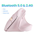 UGREEN Bluetooth 2.4G Vertical Wireless Mouse  Ergonomic 4000DPI 6 Mute Buttons for MacBook Tablet Laptops