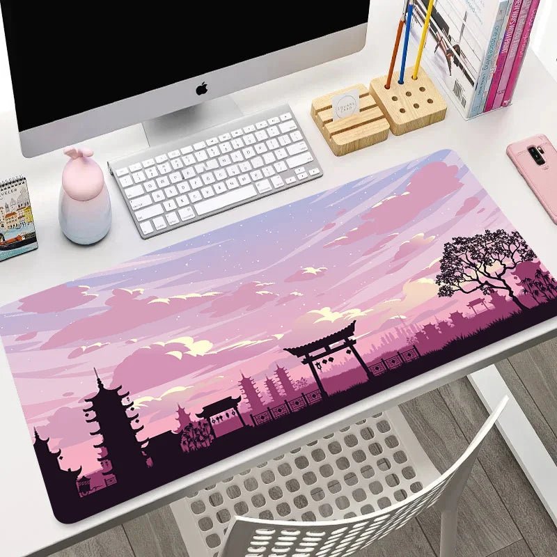 Moonlight Aura XL Desk Mat – Aesthetic Gaming Mouse Pad