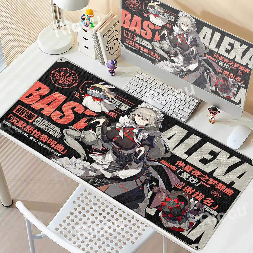 Zenless Zone Zero XXL Gaming Desk Mat – Anime Character Extended Mouse Pad (ZZZ Series)