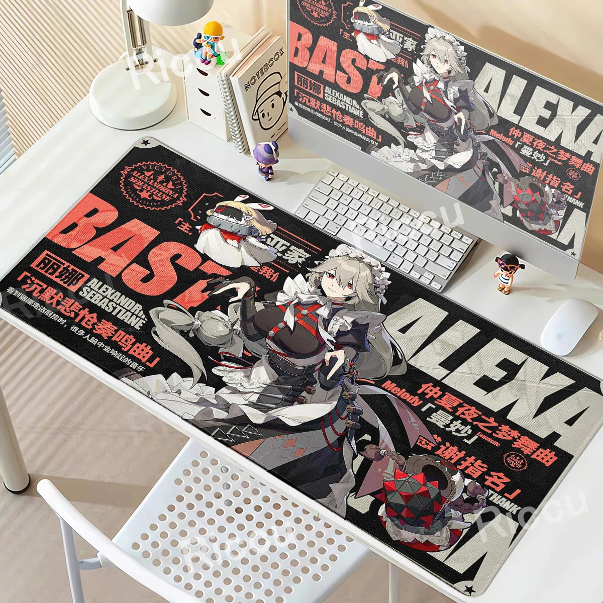 Zenless Zone Zero XXL Gaming Desk Mat – Anime Character Extended Mouse Pad (ZZZ Series)