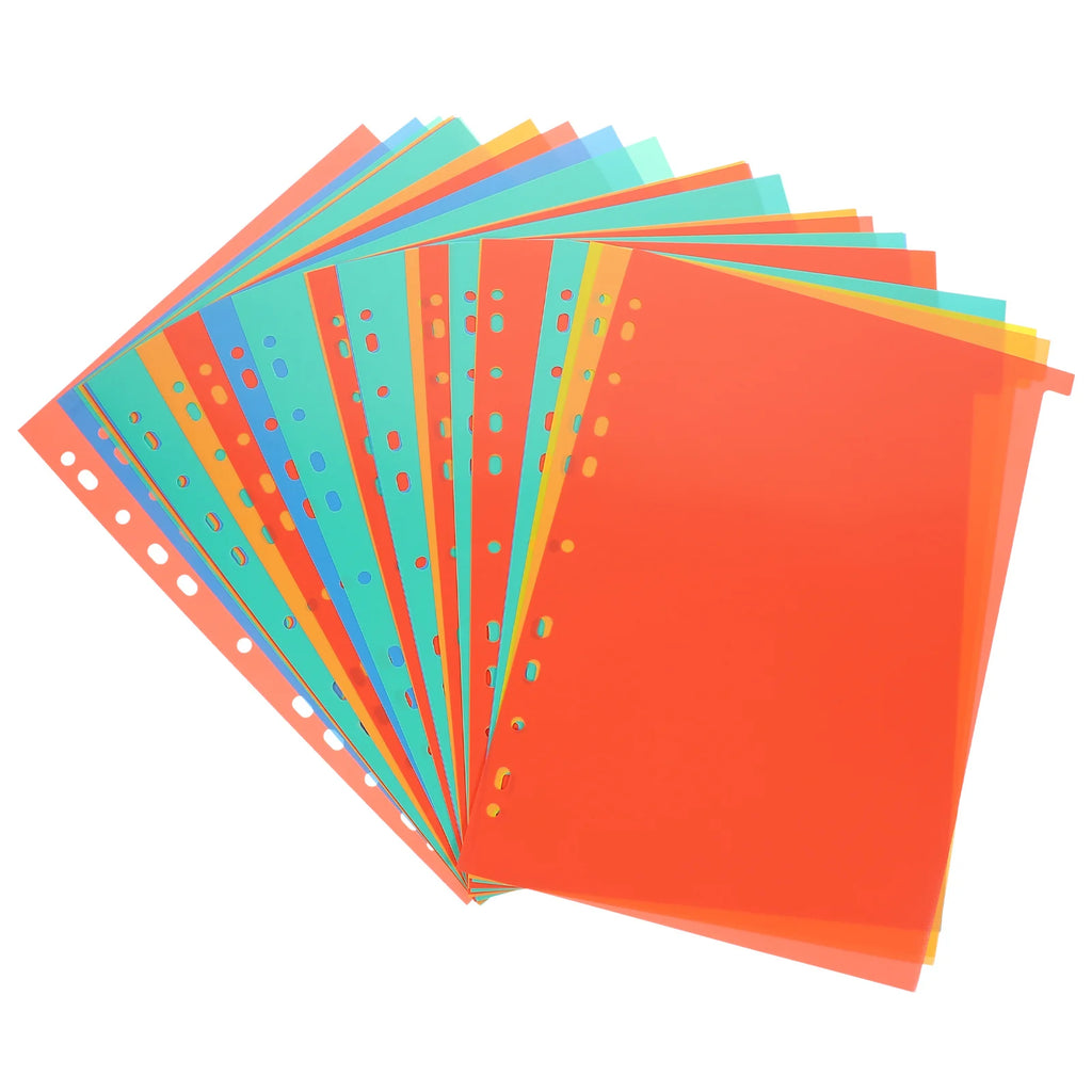 HeavyDivide 31-Sheet A4 Binder Dividers with Tabs – Heavy Duty Index Pages