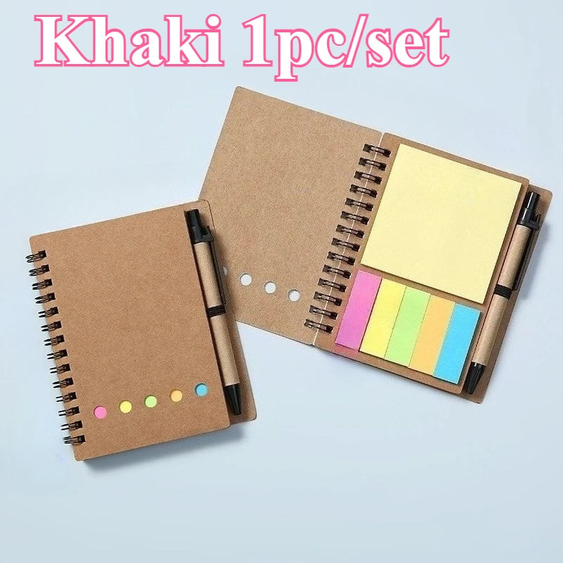 KraftNote Portable Kraft Paper Sticky Notes – On-the-Go Memo Pad