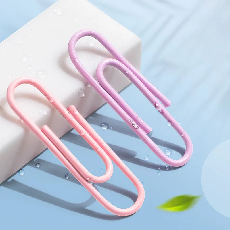 ColorClip 160-Pack Stainless Steel Paper Clips